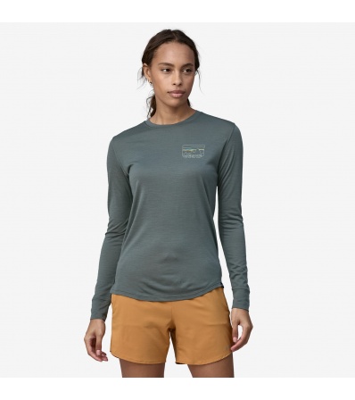 Блуза Patagonia W's Long-Sleeved Capilene Cool Merino Graphic Shirt
