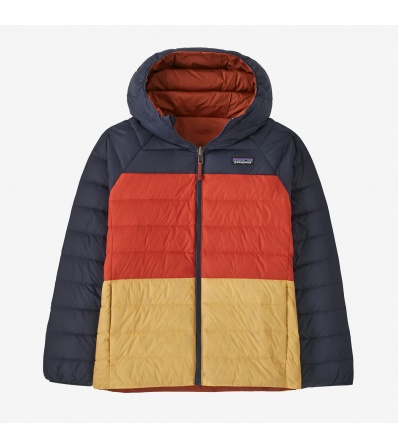 Детско Яке Patagonia Kids Reversible Down Sweater Hoody
